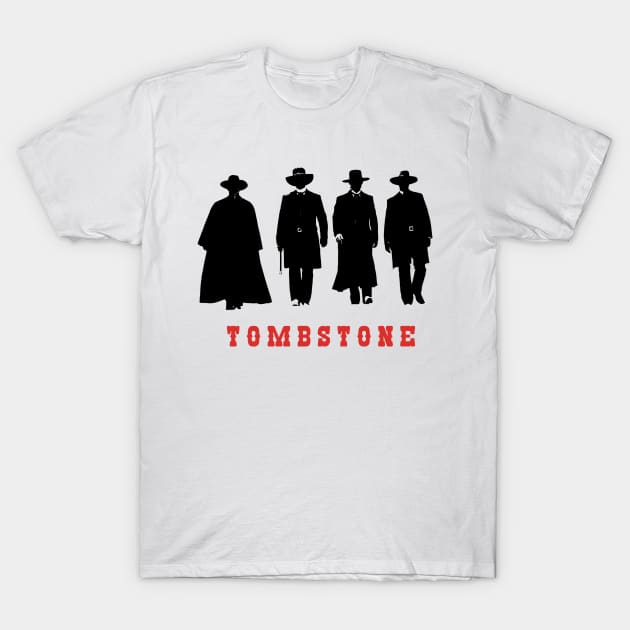 Tombstone Movie Vintage T-Shirt by Qogl
